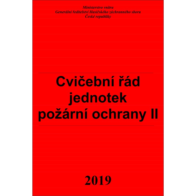 Cvičební řád jednotek požární ochrany II, formát A6