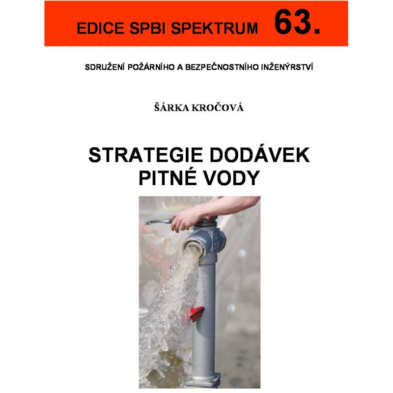 63. Strategie dodávek pitné vody